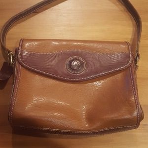 Andantini Two Tone Brown Leather Satchel